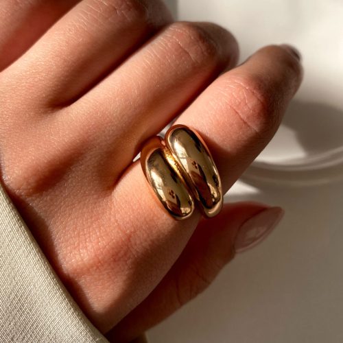 انگشتر طلایی ژوپینگ سایز 8 و 9