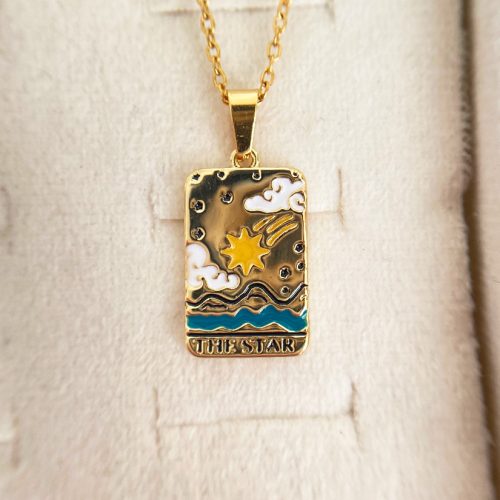 گردنبند ستاره دنباله دار طلایی