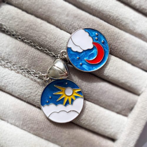 گردنبند-ست-دو-نفره-ماه-و-خورشید