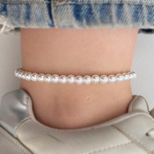 پابند مرواریدی سفید