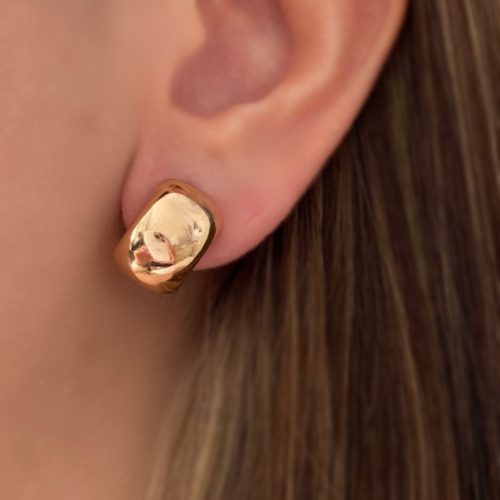 گوشواره طلایی کلیپسی مینیمال