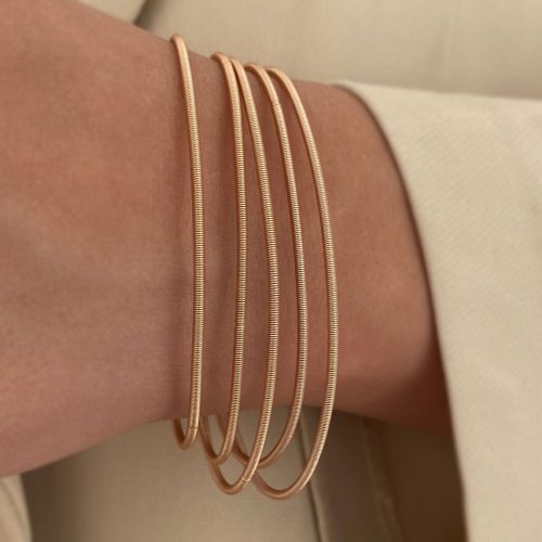 دستبند فنری رزگلد فری سایز