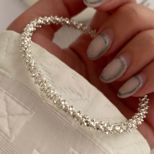 بنگل خاویاری آب نقره فری سایز