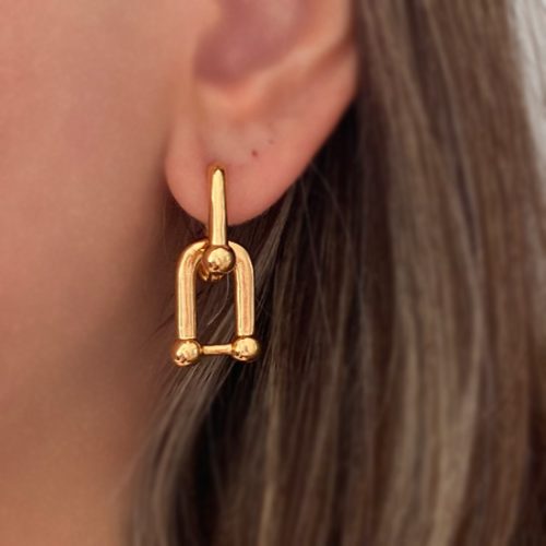 گوشواره طرح یو خمیده